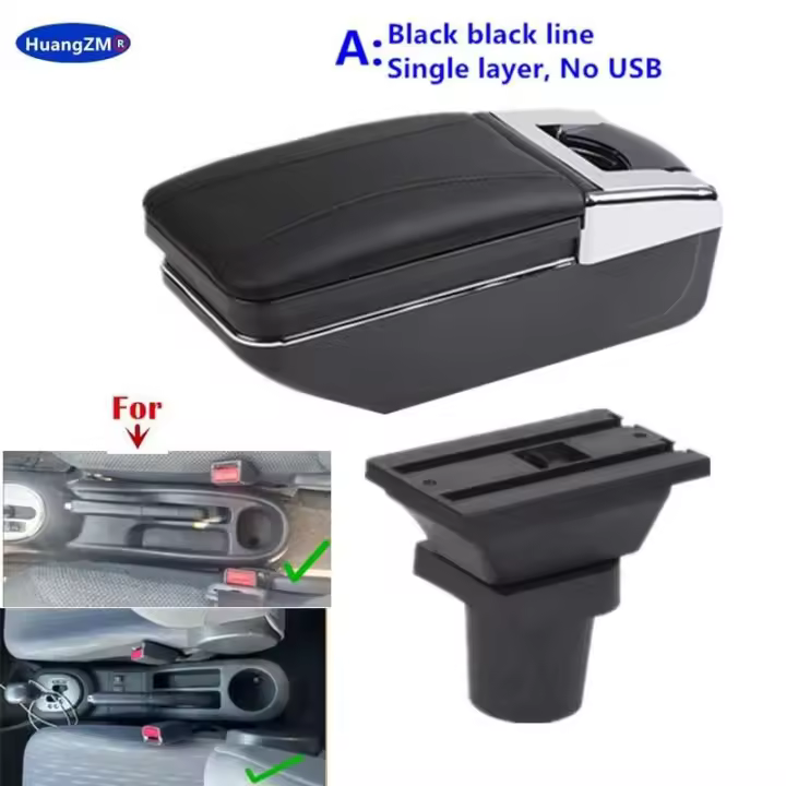 Reposabrazos Toyota y VITZ 5DR hatchback CA 2005 2006 2007 2008 2010 1998-2011 Accesorios aire acondicionado central - 1