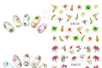 KADS-pegatinas de agua de flores para uñas, calcomanías 3D, transferencia de agua, tatuajes de uñas - details 7