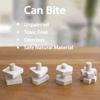 Bloquesde construcción de madera para bebé, juguete de tuerca de tornillo, forma geométrica, Educación Temprana, juguete a juego - details 4