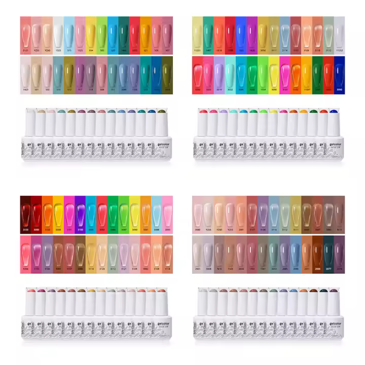 ArteClavo-Juego de esmaltes en Gel para uñas, barniz semipermanente UV, color marrón, para otoño, 28 unidades - 1