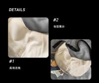 Bolso de hombro con cremallera de viaje impermeable de nailon estilo japonés Harajuku Unisex de gran capacidad de Color sólido para hombre - details 12