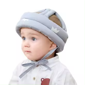 Gorro de Seguridad Ajustable para Bebés Casco Protector para Pequeños Niños y Niñas - 1