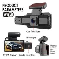 Dash Cam de 3 Canales con WiFi Grabadora de Video de Coche con 2 Lentes - details 7