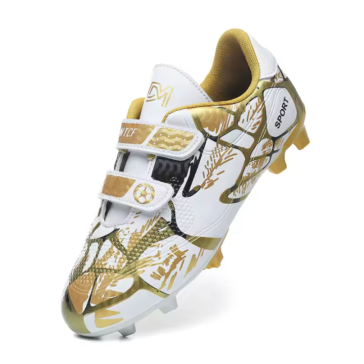 Zapatos de fútbol de la sociedad TF/FG para niños, botas de fútbol escolares, tacos, zapatillas de hierba, calzado deportivo de entrenamiento atlético al aire libre para niños y niñas - 1