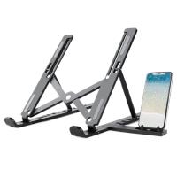 Soporte plegable para ordenador portátil, accesorio para escritorio, ángulos ajustables, Compatible con todos los portátiles - details 0
