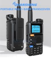 Quansheng-walkie-talkie portátil UV 5R Plus, Radio Am Fm bidireccional, conmutador, estación VHF, receptor K5, juego inalámbrico Ham de largo alcance - details 0