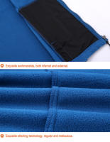 LNGXO Chaqueta de Polar para Hombres Cálida, Suave, A Prueba de Viento, Adecuada para Escalada, Acampada, Esquí Material de Poliéster con Forro de Vellón - details 20