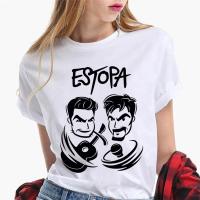 Camiseta de Estopa para mujer, top de manga, ropa harajuku japonesa para mujer - details 11