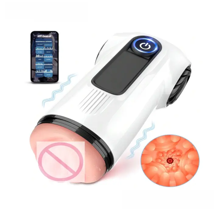 Masajeador Automático de Control APP 10 Modos Vibrantes, Suavidad 3D, Juguete Sexual para Hombres - 1