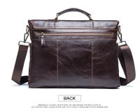 Bolso de Hombre CONTACT'S de Cuero de Verduras para Abogados Bolsa de Negocios Vintage Grande para Portátil y iPad Material de Revestimiento Poliéster Tamaño 13inch Negro - details 15