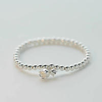 Pulsera De Plata Esterlina 925 Para Mujer Con Perlas Y Flores De Lirio Y Formas Geométricas Punk Joyería Moda Regalo - details 4