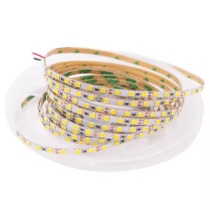 Tira de luces LED PCB SMD2835, 4MM, 120LED/m, cinta blanca cálida, diodo de Cinta Blanca Natural, iluminación Interior de 5M - 1