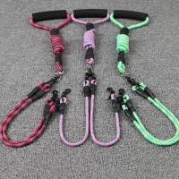 Cuerda para caminar para perros de doble cabeza con patrón ondulado, cuerda de tracción con dos arrastres, antirrolamiento y desmontable - details 1