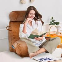 Cojín de lectura XL Almohada cervical extraíble para cama y sofá Almohada lumbar ideal para adultos con espuma viscoelástica Gris - details 33