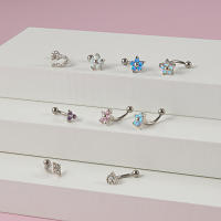 Piercing para cejas de titanio, 1 piezas, G23, Daith, anillo cómodo, curvado, Tragus, pendiente, hélice delantera, Piercings Carti - details 2