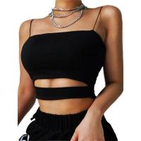 2025 Nueva Moda Caliente Mujer Verano Sexy Casual Camiseta Corta Recortada Top Corto Chaleco Blusa Sin Mangas - details 0
