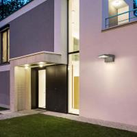 Lámpara LED de Pared de 24W para Exterior Interior IP65, Luz de Pared Ajustable, Moderno Apliques de Pared Aluminio para Entrada Jardines Pasillo Sala, Blanco Cálido 2700K-3000K, Bronce - details 63