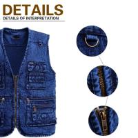 Chaleco Ligero para Hombre Chaqueta Sin Mangas de Talla Grande con Múltiples Bolsillos - details 1