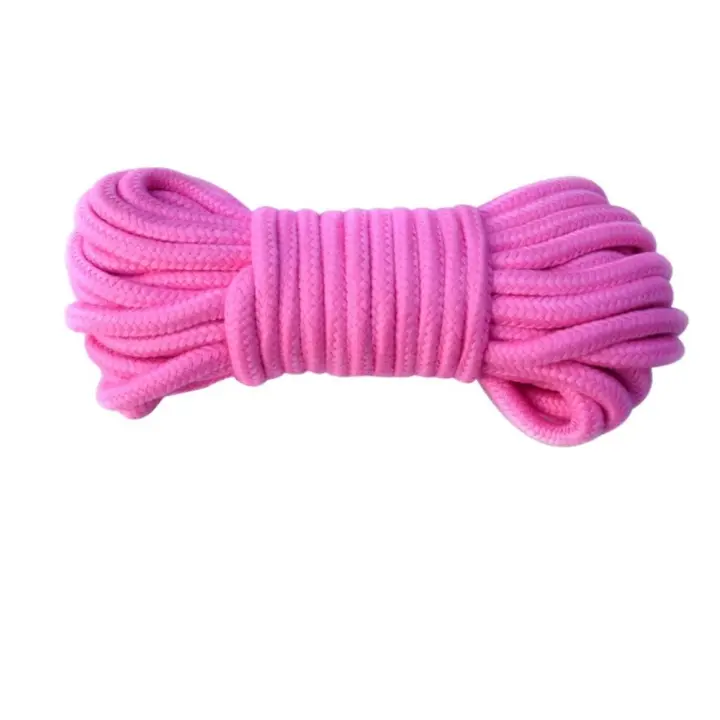 Cuerda de Bondage BDSM de 5m/10m, juguete exótico, cuerda de algodón suave y resistente, cuerda de encuadernación de algodón, SM Play - 1