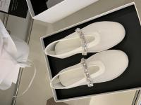 Zapatos individuales de suela plana con viento de noche para las nuevas Xiaoxiangfeng francesas con diamantes de imitación transpirables de suela blanda con Ladyshoes - details 5