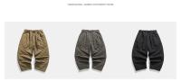 2025 Otoño Invierno grueso acolchado Harem pantalones hombres estilo chino pantalones cálidos hombre Harajuku pantalones de chándal pantalones para correr de gran tamaño - details 2