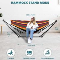 Hamaca y Silla de Algodón Anyoo Portátil Soporte Plegable para Uso Interior y Exterior - details 27