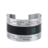 Termómetro de acero inoxidable para Collar de vino, herramienta para bebidas de Bar, champán, cerveza, botella de vino tinto, termómetro con pantalla LCD, Sensor de Clip - details 8