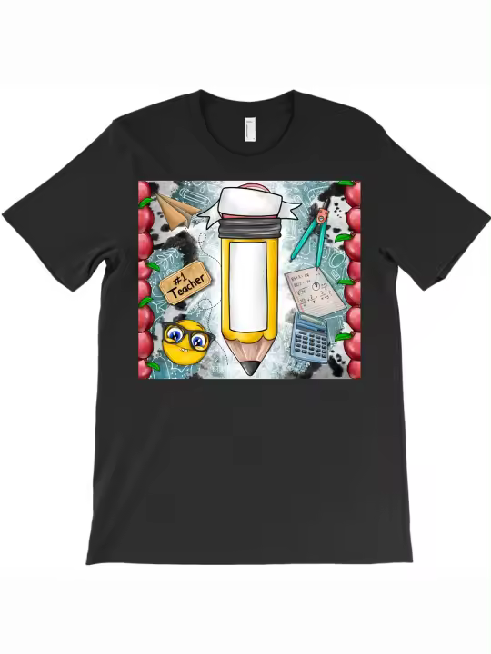 Camiseta de profesor, regalo para papá, manga corta, cuello redondo, suave y cómoda - 1