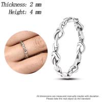 Anillo de Plata de Ley 925 para mujer, joyería de boda, regalos - details 1