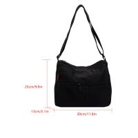 Bolso Cruzado de Nylon Negro Ligero, Espacioso con Correa Ajustable, Bolso Casual para Mujeres - details 1