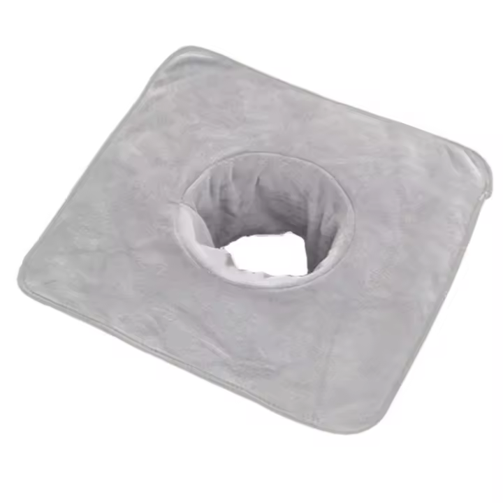 Toalla facial de masaje engrosada, toalla de masaje de SPA suave y transpirable, toalla de salón de belleza de Color sólido reutilizable para salones de belleza - 1