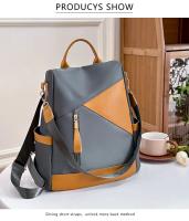 Mochila De diseño antirrobo para mujer, bolso de tela de nailon de alta calidad, elegante - details 12