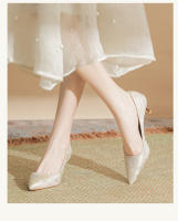 Tacones Altos para Mujer 2025 Estilo Chino Nacional Suave y Versátil Zapatos Individuales de Cheongsam Belleza - details 11
