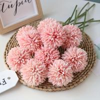 Ramo de Crisantemo Artificial 5 Piezas de Bolas Blancas Realista para Bodas, Fiestas, Decoración del Hogar u Oficina Regalo Sin Mantenimiento para Ocasiones Especiales - details 0