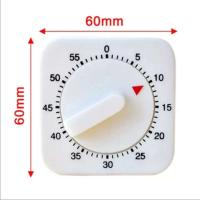 Temporizador nical cuadrado blanco con alarma de cuenta regresiva de 60 minutos para herramientas de horneado en casa de cocina - details 1