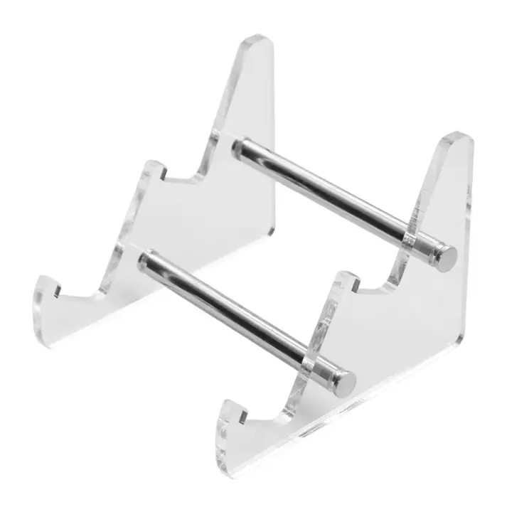 Soporte de almacenamiento de teclado, acrílico transparente extraíble, inclinación elevada, soporte de exhibición de teclado mecánico para el hogar - 1