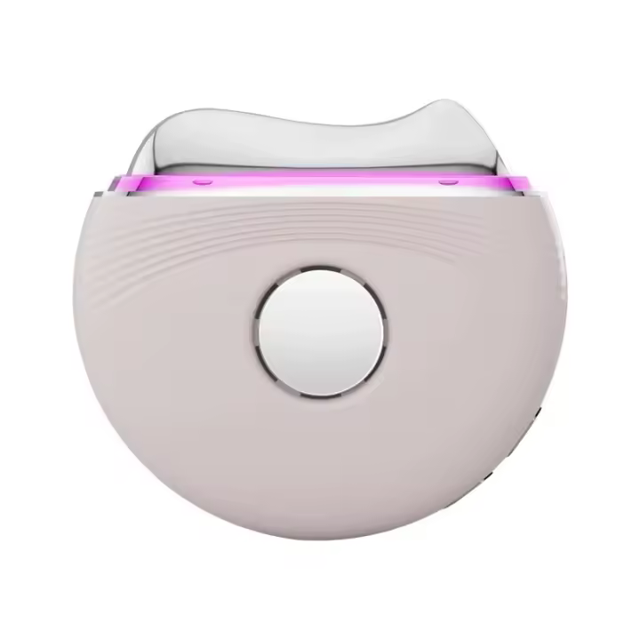 Masaje facial y cuello, tabla de raspado, compresa fría y caliente, vibración EMS, microcorriente, vibración, levantamiento y reafirmante, color luz, instrumento de belleza, gran promoción - 1