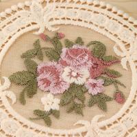 Posavasos de Encaje Vintage de 12cm Estilo Europeo Anti-Escaldado Ideal para Tazas de Café y Platos de Mesa - details 2