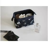 Bolsa de maquillaje con flamencos para mujer, neceser de viaje para artículos de aseo personal, portátil, organizador de gran ca - details 6
