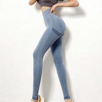 Pantalones de Yoga de Cintura Alta para Mujeres Alta Calidad, Adecuados para Otoño e Invierno, Entrenamiento de Circunferencia de Cintura, Sit-ups, Gimnasio FIESS - details 5