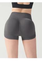 Pantalones de yoga arrugados de cintura alta y levantamiento de cadera para mujeres cortas, fitness transpirable, adelgazamiento, correr y ciclismo al aire libre de verano - details 2