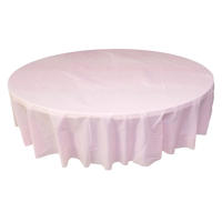 Mantel redondo de 84 pulgadas, mantel Simple desechable de PE, impermeable, grueso, cubierta de mesa de tela - details 5