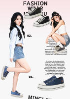 Zapatos blancos de piel de cerdo Wulacao Suela gruesa, estilo casual, deportivo para mujer - details 2