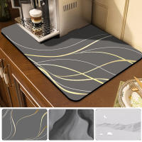 Alfombra de Cocina Super Absorbente Alfombra de Secado Rápido Antideslizante para Vajilla y Café - details 2