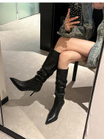 Nuevas botas de tacón fino para hombre pequeño pero botas de moda hasta la rodilla botas de mujer - details 15