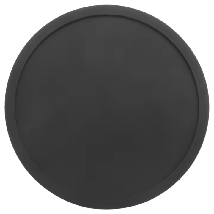 Posavasos de silicona para bebidas, juego de 8 posavasos redondos antideslizantes, suaves, elegantes y duraderos, fáciles de limpiar, color negro - 1
