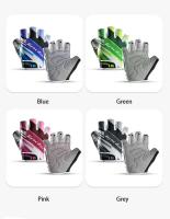 Deportes al aire libre Cycg -Finger hombres y mujeres antideslizantes transpirables antideslizantes guantes de bicicleta de dedo corto - details 9
