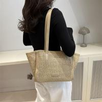 Nuevo bolso de paja tejido de verano, bolso de hombro de paja informal bohemio para mujer y niña - details 11