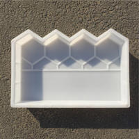 Moldes de ladrillo reutilizables para cama de flores de valla, molde decorativo de ladrillo DIY para accesorios de paisaje de jardín - details 7