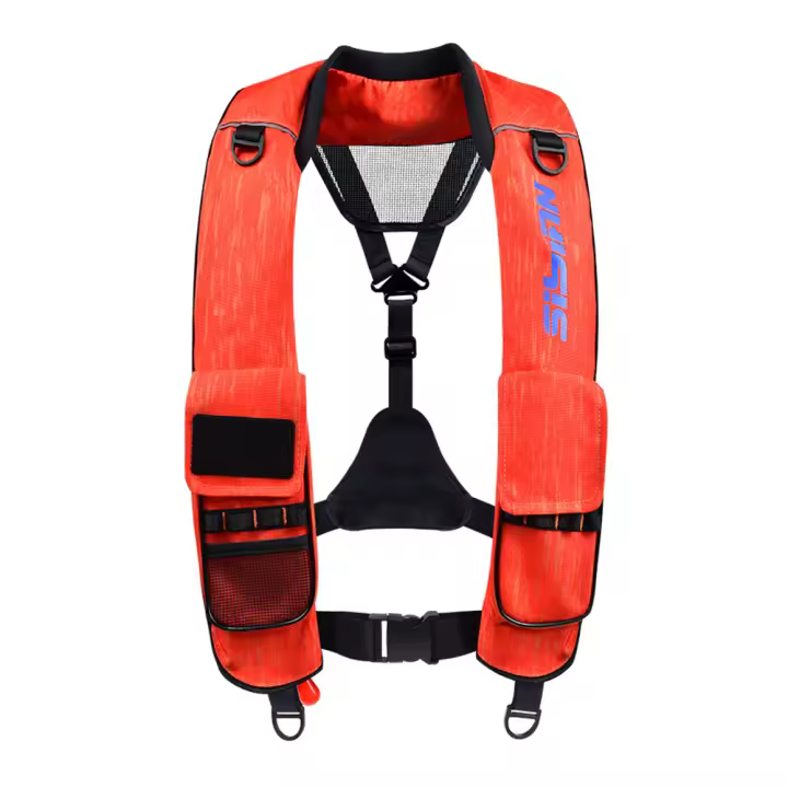 Chaleco de Flotación Inflable Automático-Manual para Adultos Chaleco de Natación sin Cilindros de Carbono Deportes Acuáticos - 1